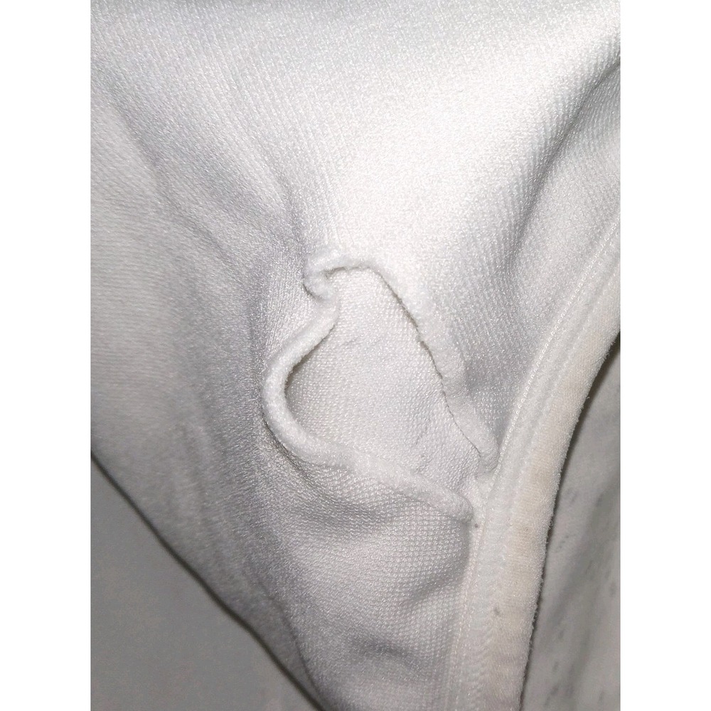 New Balance Sports Bra Womens Large White Space Dye Strappy Racerback Seamless - Picture 5 of 7